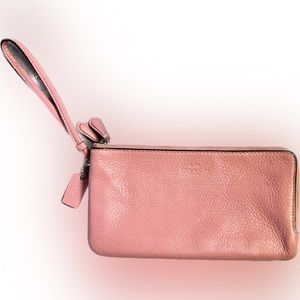 Coach Pink Wristlet